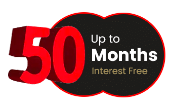 Up To Fifty Months Interest Free