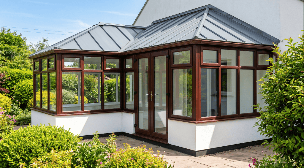 p shape conservatory
